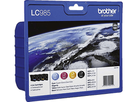 BROTHER LC-985VALBP Blsiter Noir - Cyan - Magenta - Jaune