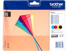 Charger l&#39;image dans la galerie, BROTHER LC223 Ink Multi Noir/Cyan/Magenta/Jaune BLIS (LC223VALBP)
