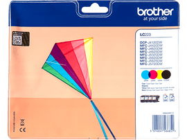 BROTHER LC223 Ink Multi Noir/Cyan/Magenta/Jaune BLIS (LC223VALBP)