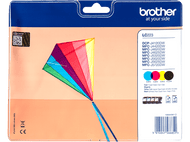 BROTHER LC223 Ink Multi Noir/Cyan/Magenta/Jaune BLIS (LC223VALBP)