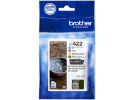 BROTHER LC422 Noir + Tricolor Valuepack