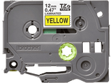 BROTHER TZE631 12 mm noir sur ruban jaune