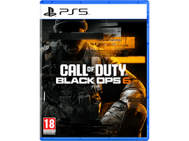 Boîtier de jeu PlayStation 5 pour Call of Duty: Black Ops 6. Montre un soldat en combat.