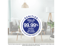 Charger l&#39;image dans la galerie, Un salon avec un panneau circulaire qui tue 99,99% des germes.
