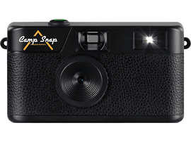 Appareil photo noir avec logo 