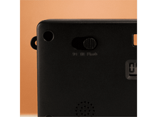 Charger l&#39;image dans la galerie, Gros plan d&#39;un appareil noir avec un interrupteur coulissant étiqueté &#39;OFF ON Flash&#39;. Il y a un petit écran numérique et un haut-parleur.
