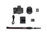 CANON Appareil photo hybride EOS R100 + RF-S 18-45 mm + carte SD 64 Go