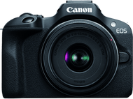 CANON Appareil photo hybride EOS R100 + RF-S 18-45 mm + Sac de transport + Carte SD