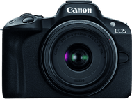 CANON Appareil photo hybride EOS R50 + RF-S 18-45 mm + Sac de transport + Carte SD