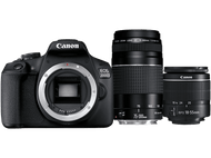 CANON Appareil photo reflex EOS 2000D + 18-55mm DC + 75-300 mm DC (2727C051AA)