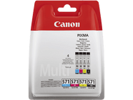 CANON CLI-571 Noir - Cyan - Magenta - Jaune (0386C004) Encre Noir / Cyan / Magenta / Jaune
