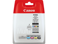 CANON CLI-581 Noir - Cyan - Magenta - Jaune (2103C005)