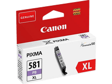 Charger l&#39;image dans la galerie, Boîte de cartouche d&#39;encre Canon Pixma. Couleurs rouge, blanc et violet. Contient une cartouche.
