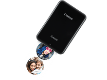 Charger l&#39;image dans la galerie, CANON Imprimante photo portable Zoemini Black/Silver + Housse de transport &amp; Papier photo autocollant (3204C070AB) Imprimante photo portable Noir
