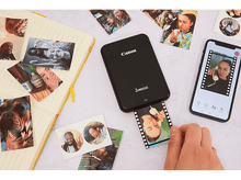 Charger l&#39;image dans la galerie, CANON Imprimante photo portable Zoemini Black/Silver + Housse de transport &amp; Papier photo autocollant (3204C070AB) Imprimante photo portable Noir

