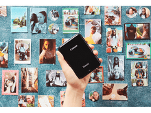 Charger l&#39;image dans la galerie, CANON Imprimante photo portable Zoemini Black/Silver + Housse de transport &amp; Papier photo autocollant (3204C070AB) Imprimante photo portable Noir
