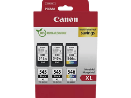 CANON Multipack 2 x PG-545XL / CL-546XL Noir-Cyan-Magenta-Jaune (8286B013)