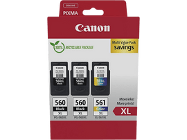 CANON Multipack 2 x PG-560XL / CL-561XL Noir-Cyan-Magenta-Jaune (3712C009)