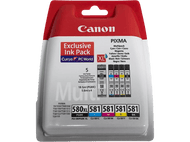 CANON Multipack  2024C007 PGI-580XL/CLI-581 Noir-Cyan-Magenta-Jaune (2024C007)