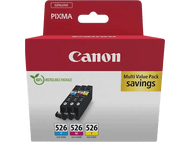 CANON Multipack CLI-526 Cyan-Magenta-Jaune (4541B019)