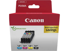 CANON Multipack CLI-581 Noir-Cyan-Magenta-Jaune (2103C006)