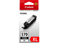 Cartouche d'encre Canon Pixma 570 PGBK XL, noire, en emballage.