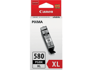 Cartouche d'encre Canon PIXMA 580 PGBK XL dans son emballage. Boîte rouge et blanche.