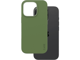 Deux coques de téléphone, une verte avec 