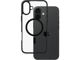 CARE Cover Flagship Urban Combat MagSafe iPhone 16 Plus Noir Transparent (1359) Coque voor Apple iPhone 16 Plus Noir