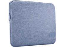 Charger l&#39;image dans la galerie, Housse d&#39;ordinateur portable bleue avec fermeture éclair, marque Case Logic.
