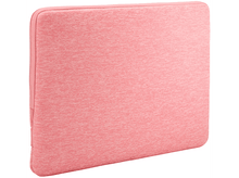 Charger l&#39;image dans la galerie, Housse d&#39;ordinateur portable rose. La housse est de couleur unie avec aspect texturé.
