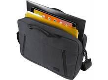 Charger l&#39;image dans la galerie, CASE LOGIC Sac pour laptop Huxton 14&quot; Noir (HUXA214 BLACK) Sac pour laptop 14 pouces Noir
