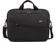 Mallette Case Logic noire. Poches zippées, bandoulière.