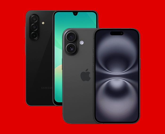 présentation de deux smartphones