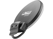 Charger l&#39;image dans la galerie, Anneau lumineux pour selfies avec corps gris, anneau lumineux blanc et pince de fixation.
