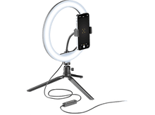 Charger l&#39;image dans la galerie, CELLULARLINE Anneau lumineux 10 pouces Selfie Ring (SELFIERINGCOLORK)
