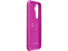 Charger l&#39;image dans la galerie, Une coque de téléphone rose, avec le nom de la marque MY CHROMA.
