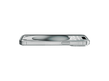 Charger l&#39;image dans la galerie, Coque de téléphone transparente avec téléphone, vue latérale.
