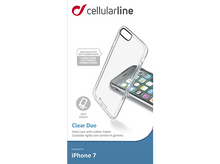 Charger l&#39;image dans la galerie, CELLULARLINE Cover Clear Duo iPhone 7 / 8 Transparent (CLEARDUOIPH747T)
