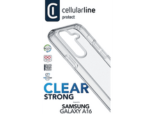 Charger l&#39;image dans la galerie, Une coque de téléphone transparente avec un logo, mettant en évidence des fonctionnalités comme les matériaux recyclés et le test de chute.
