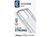 CELLULARLINE Cover Clear Strong iPhone 12  / 12 Pro Transparent (CLEARDUOIPH12MAXT) Cover voor Apple iPhone 12 / iPhone 12 Pro Transparent