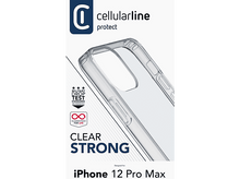 Charger l&#39;image dans la galerie, CELLULARLINE Cover Clear Strong iPhone 12 Pro Max Transparent (CLEARDUOIPH12PRMT) Cover voor Apple iPhone 12 Pro Max Transparent
