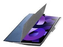 Charger l&#39;image dans la galerie, Une tablette avec une couverture bleue, ouverte. Un stylo blanc est également sur le côté.
