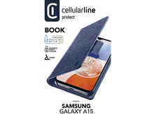 Charger l&#39;image dans la galerie, CELLULARLINE Cover Galaxy A15 Book Bleu (BOOK3GALA15B)
