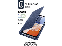 Charger l&#39;image dans la galerie, CELLULARLINE Cover Galaxy A15 Book Bleu (BOOK3GALA15B) Cover voor Samsung Samsung Galaxy A15 Bleu
