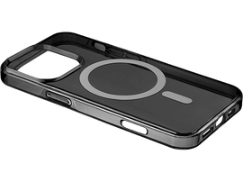 Coque transparente avec un cercle magnétique pour téléphone.
