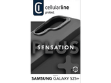 CELLULARLINE Cover Samsung Galaxy S25 Plus Sensation+ Noir (SENSPlusGALS25PLK)