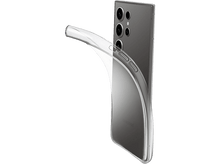 Charger l&#39;image dans la galerie, Coque de téléphone transparente sur un téléphone gris avec plusieurs lentilles de caméra. Le logo Samsung est visible.
