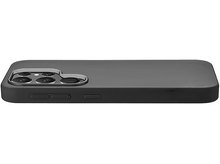 Charger l&#39;image dans la galerie, Coque de téléphone noire avec découpes pour caméra, posée à plat sur une surface blanche.
