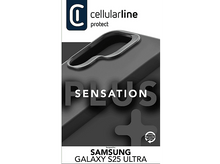 Charger l&#39;image dans la galerie, Coque de téléphone noire avec le mot SENSATION PLUS en blanc.
